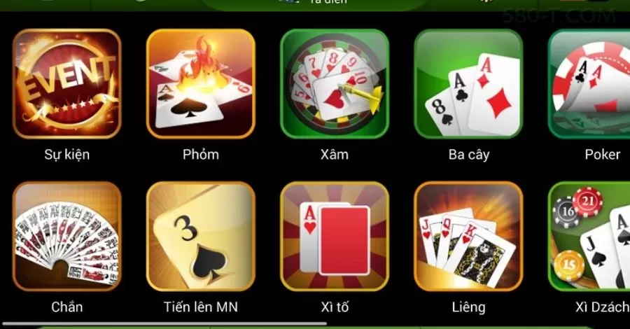 Cassino 580 app mobile